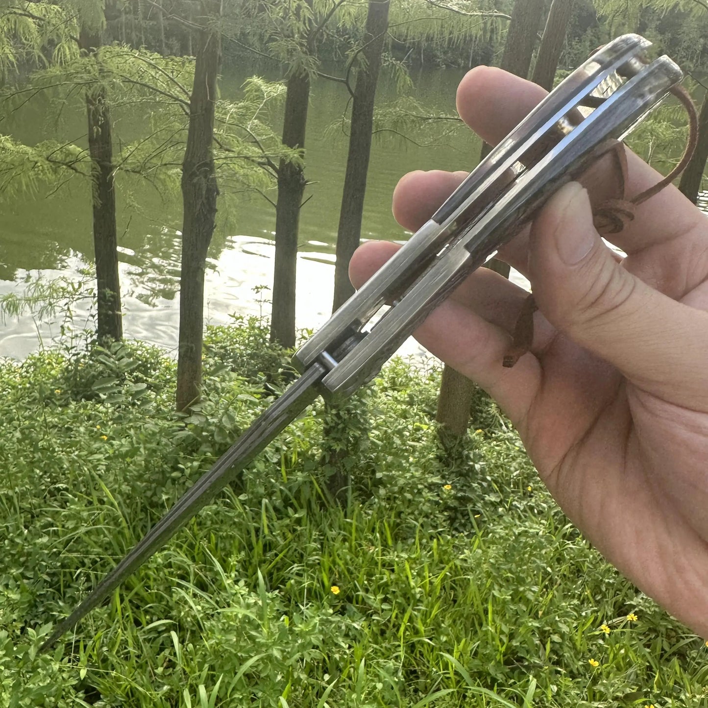 Couteau Pliant Coquille d'ormeau | France Survivalisme