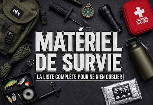 Matériel de survie : liste complète de l'équipement essentiel