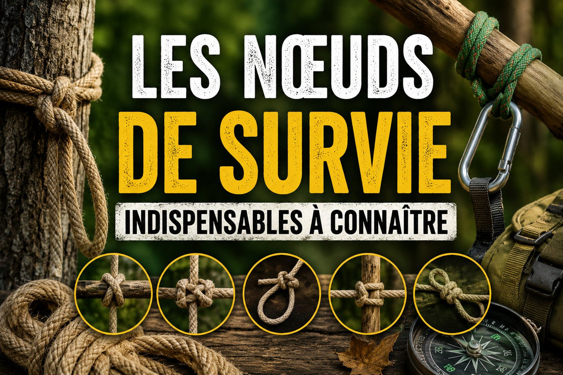 Illustration des nœuds de survie indispensables