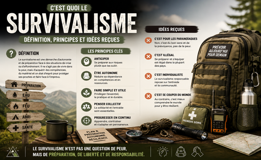 Survivalisme : définition, principes et idées reçues 2026