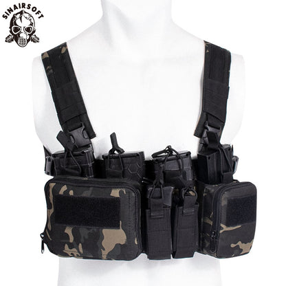 Petit Gilet Tactique Noir Camo | France Survivalisme