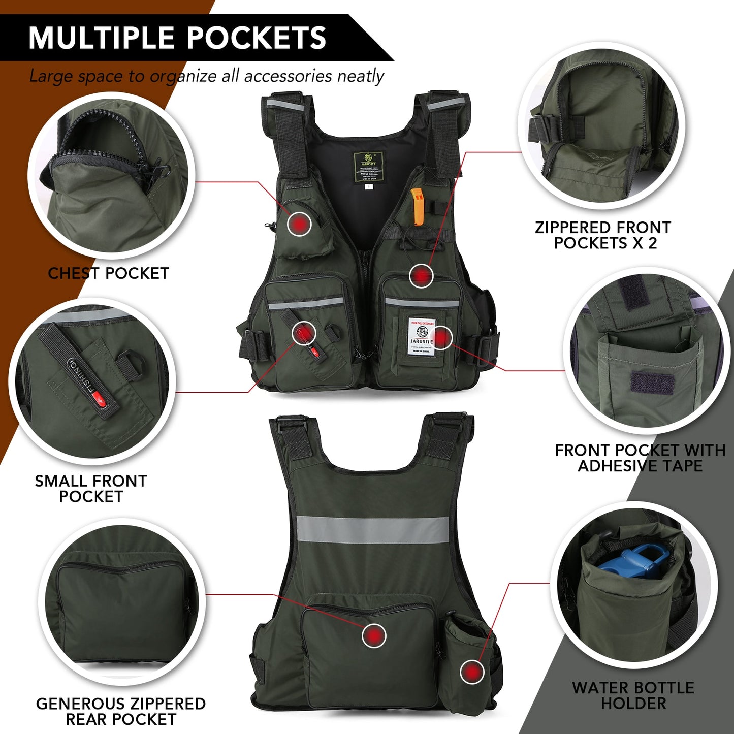 Gilet Tactique Style Pêche | France Survivalisme