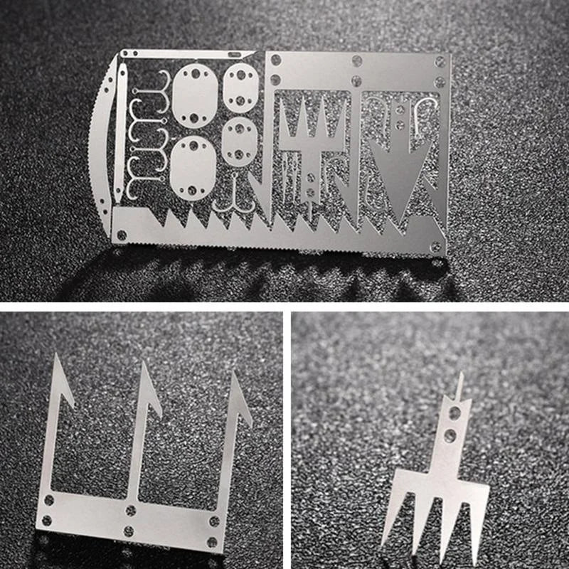 Carte d'outils de survie 22 en 1 | France Survivalisme