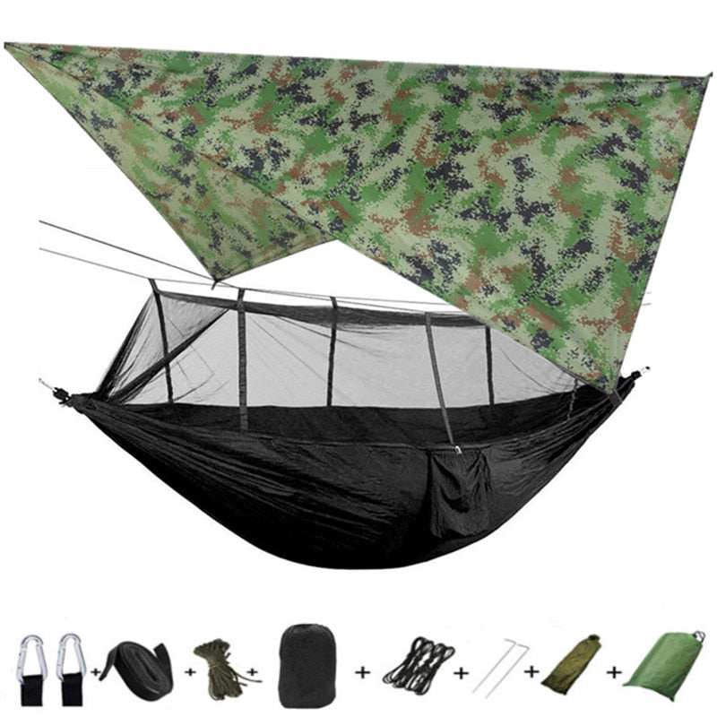 Tente + Tarp de Survie Camouflage | France Survivalisme