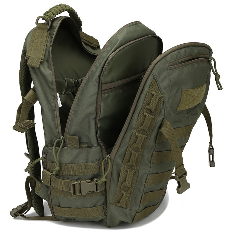 Sac a Dos Tactique Vert 55L | Survie