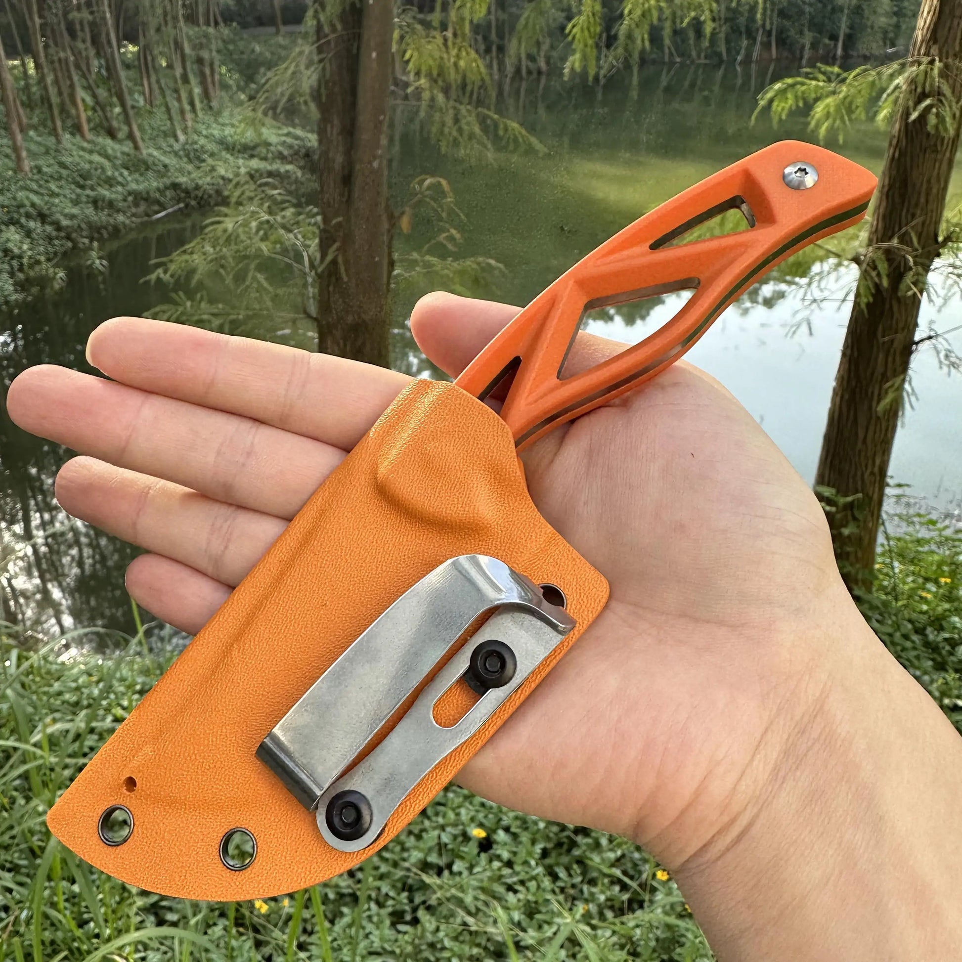 Couteau Bushcraft Orange | France Survivalisme