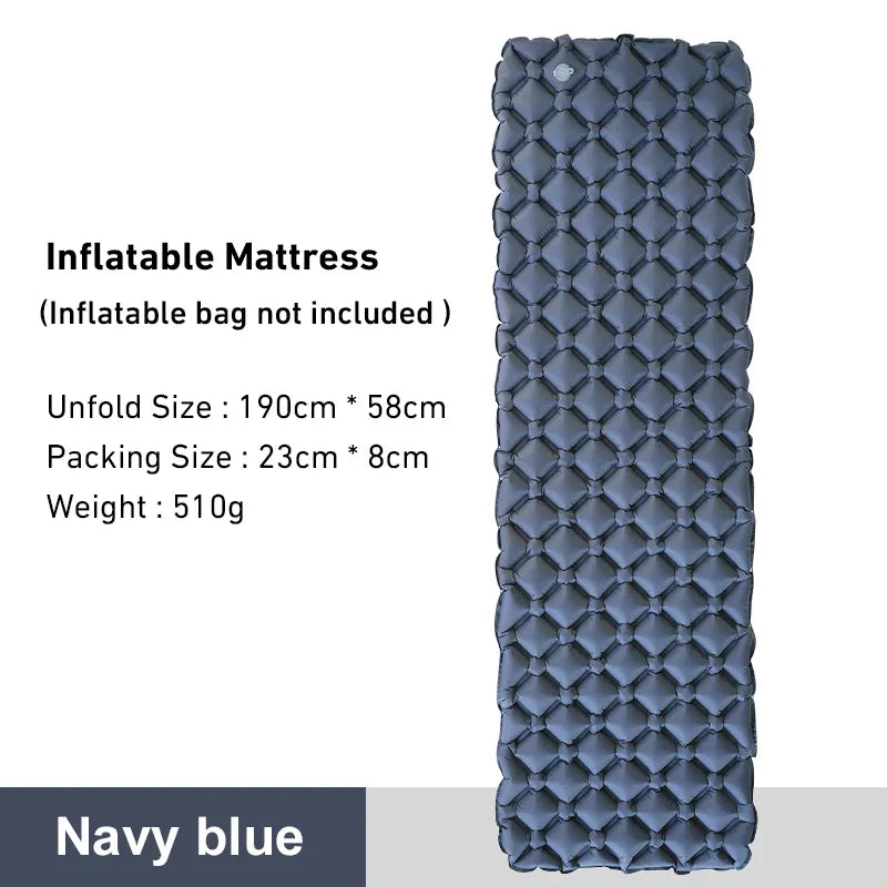 Matelas Gonflable Léger Bleu Marine | France Survivalisme