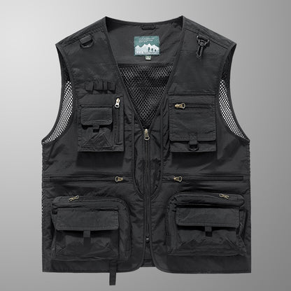 Gilet Tactique 14 Poches Noir | France Survivalisme