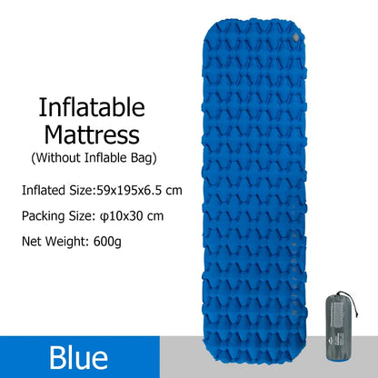 Matelas Gonflable Pliant Bleu | France Survivalisme