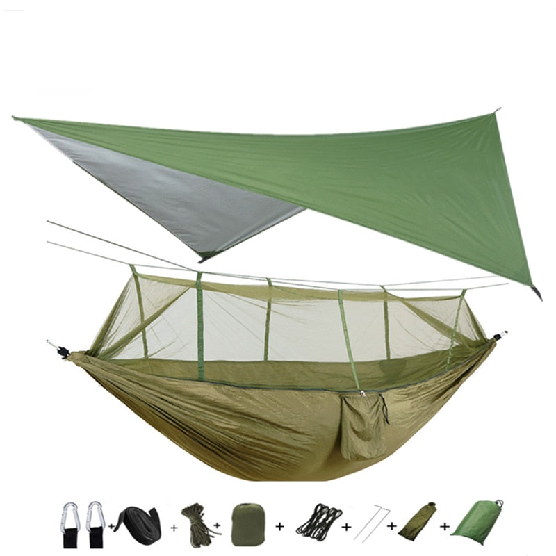 Tente + Tarp de Survie Vert | France Survivalisme