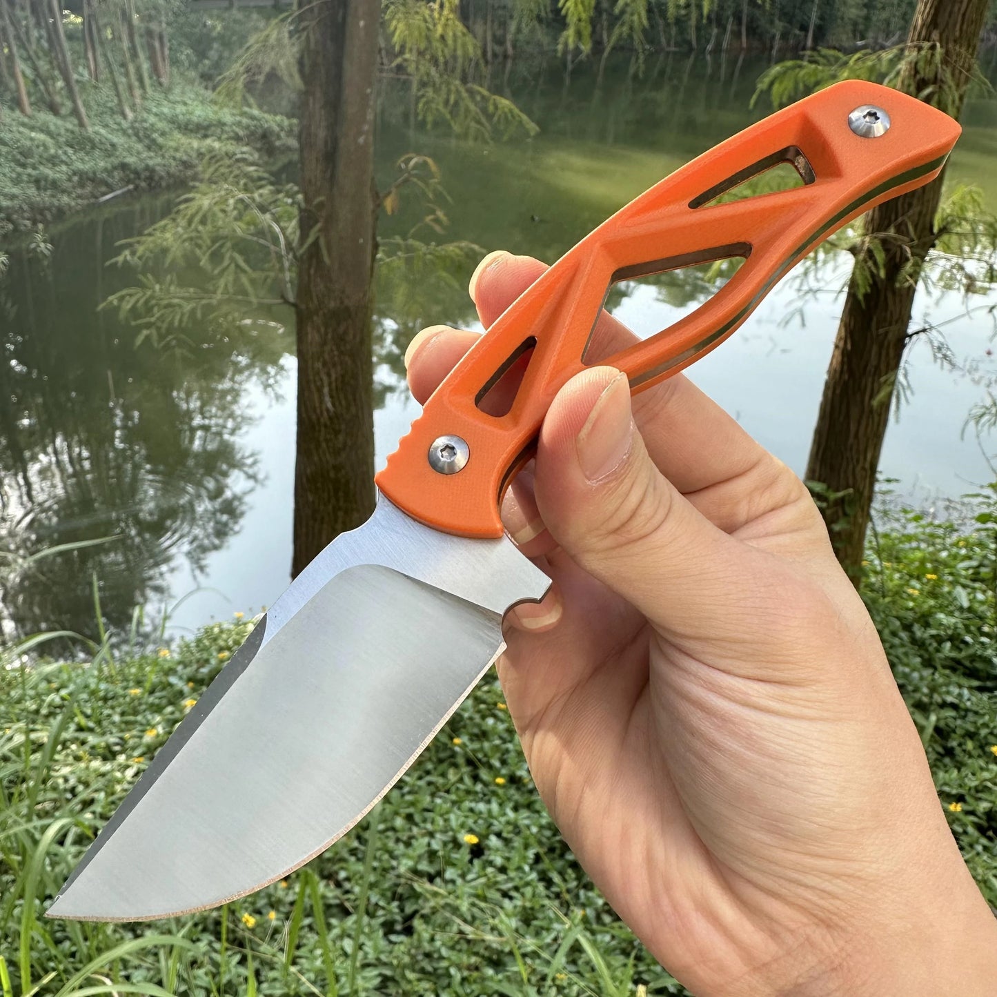 Couteau Bushcraft Orange | France Survivalisme