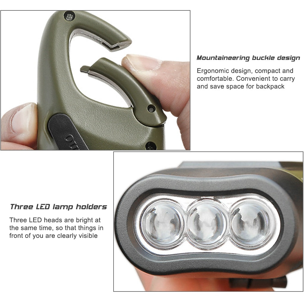 Lampe Torche Dynamo Solaire | France Survivalisme