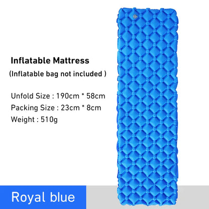 Matelas Gonflable Léger Bleu | France Survivalisme