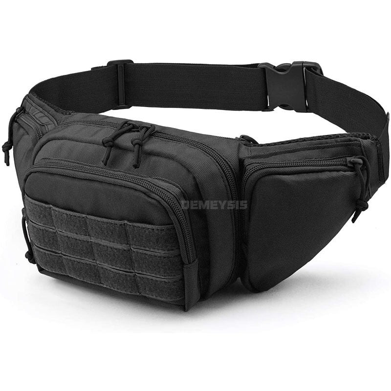 Sac Banane Tactique Noir | France Survivalisme