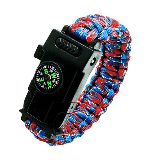 Bracelet Paracorde LED Bleu Blanc Rouge Default Title | Survie