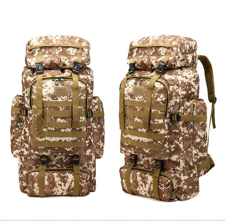 Sac a Dos Militaire 80L Marron Default Title | Survie