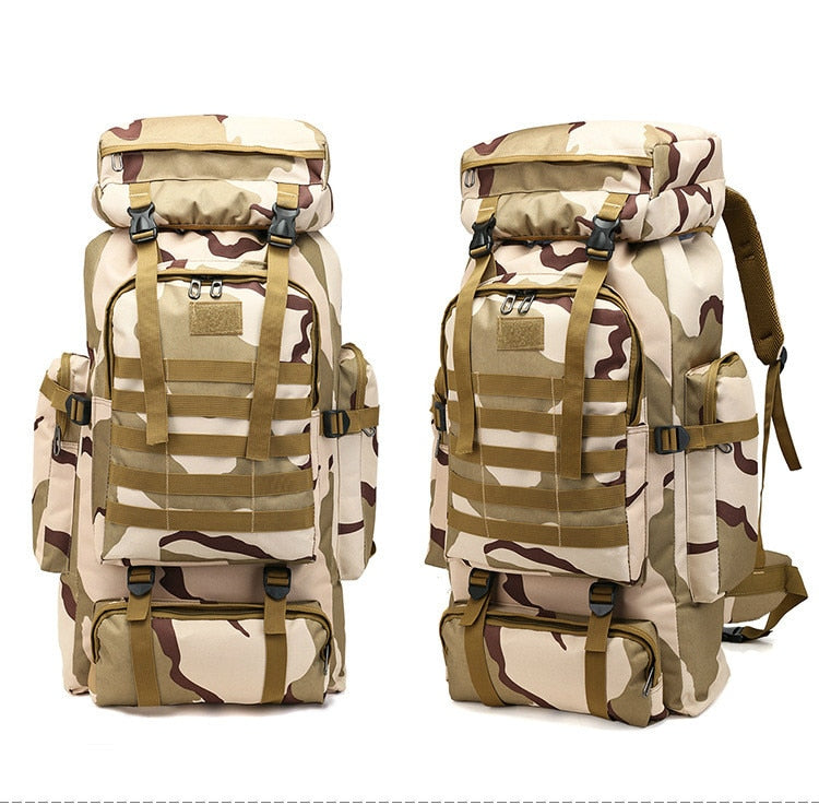 Sac a Dos Militaire 80L Camo Default Title | Survie